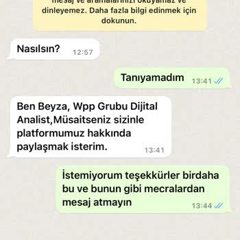 Whatsapp Bilinmeyen Yabanc Bir Numaradan Mesaj Almam Nas L G Venli