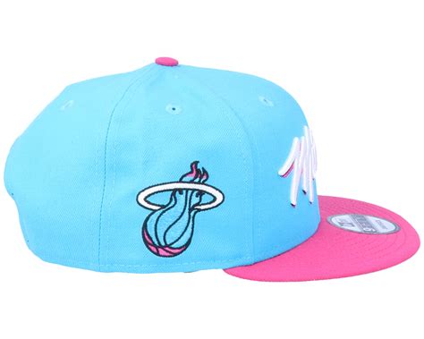 Miami Heat 9Fifty Light Blue/Pink Snapback - New Era caps | Hatstore.co.uk