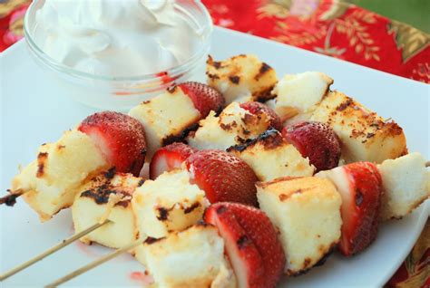 Grilled Strawberry Shortcake Kabobs Small