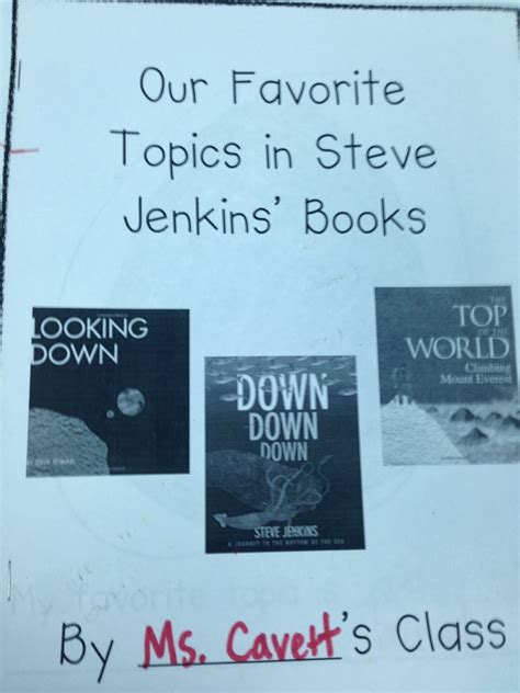 The Adventures Of A K1 Teacher Steve Jenkins Author Study