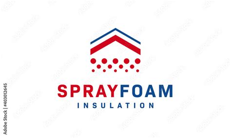 Spray Foam Insulation Logo Design Stock Vector | Adobe Stock