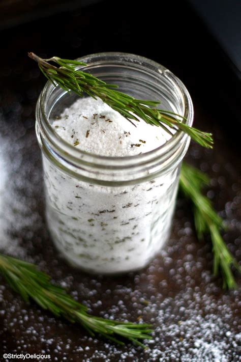 How To Make Rosemary Salt Strictlydelicious