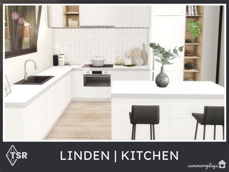 The Sims Resource Linden Kitchen Tsr Cc Only Mod Furniture Sims