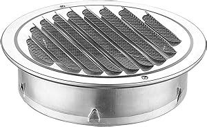 Fubesk Stainless Steel Round Air Vent Grille Hood Mm Round