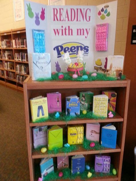 60 Library Displays Spring Ideas Library Displays Book Display