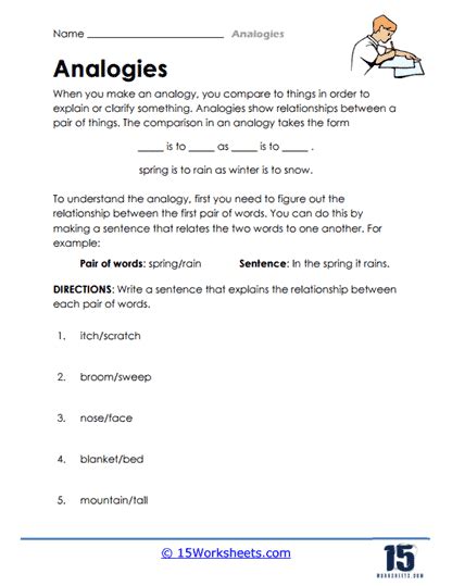 Analogies Worksheets 15