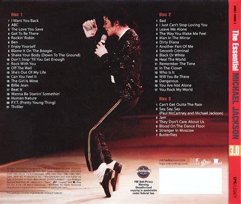 [Pop, R&B] Michael Jackson - The Essential Michael Jackson (2008) (4CD ...