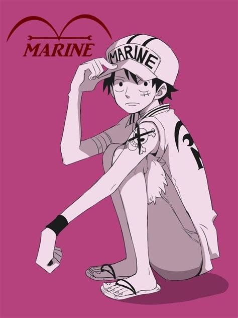 Monkey D Luffy Luffy Monkey Marine One Piece Quick Jumpsuit