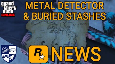 Find The Metal Detector Buried Stashes In GTA Online Rockstar