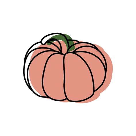 Icono De Calabaza Vector Premium