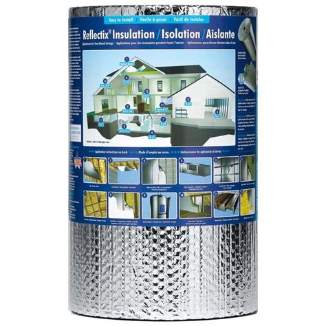 Reflectix R 21 33.3-sq ft Unfaced Reflective Roll Insulation (16-in W x ...