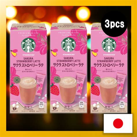 Nestle Starbucks Premium Mix Sakura Strawberry Latte P X Instant