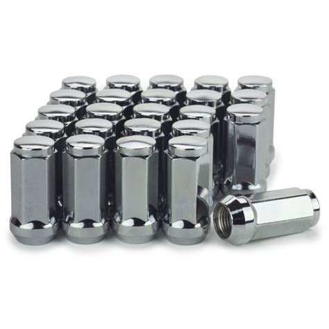 32 Chrome Truck Lug Nuts 14x15 34 Hex Chevy Gmc Cadillac