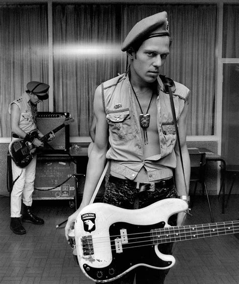 Joe Strummer Paul Simonon 1980 Punk Music Joe Strummer The Clash