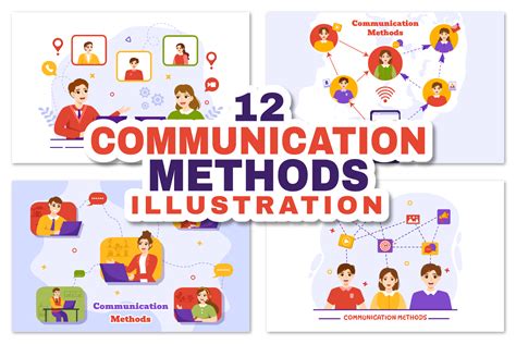 Communication Methods Illustration Pack 12 Free Download Business Illustrations Iconscout