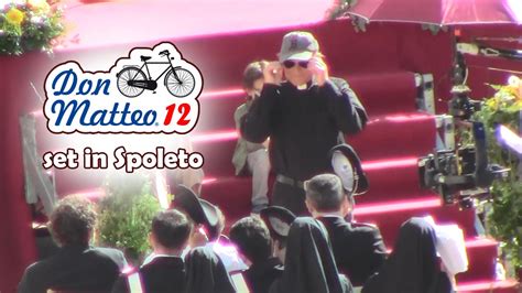 Don Matteo Set In Spoleto Meeting With Terence Hill Youtube