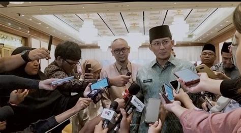 Sandiaga Uno Sebut Indonesia Peringkat Destinasi Pariwisata Halal