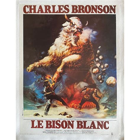 THE WHITE BUFFALO French Linen Movie Poster 15x21 In 1977