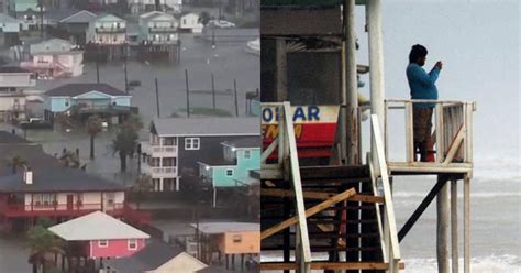 Tormenta Alberto inunda a Surfside Beach en Texas y avanza hacia México