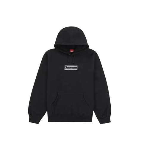 Supreme Inside Out Box Logo Hooded Sweatshirt Black Ss23 Tw