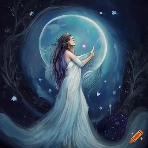 Artwork Of Selene The Goddess Of The Moon