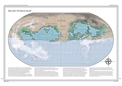 New world map of my tidally locked world, "The Strand" : r/mapmaking