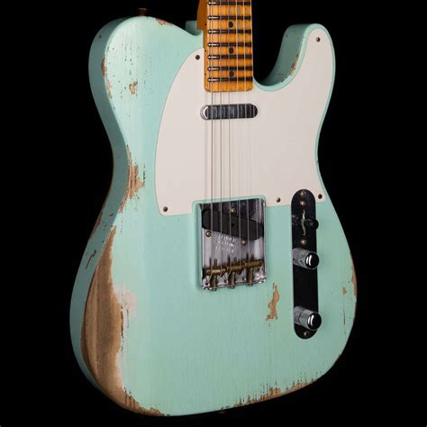 Fender Custom Shop 1952 Telecaster Heavy Relic Surf Green Wildcat Guitars