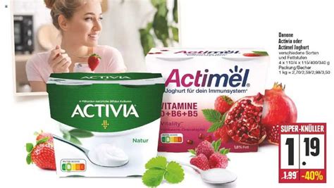 Danone Activia Oder Actimel Joghurt Angebot Bei Edeka Prospekte De