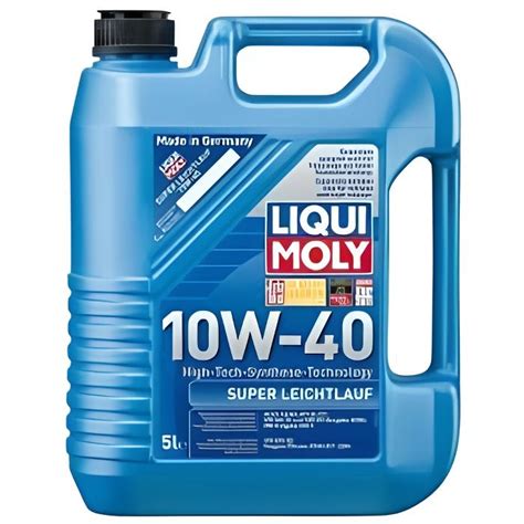 LIQUI MOLY SUPER LEICHTLAUF 10W40 5L Achat Vente Huile Moteur LIQUI