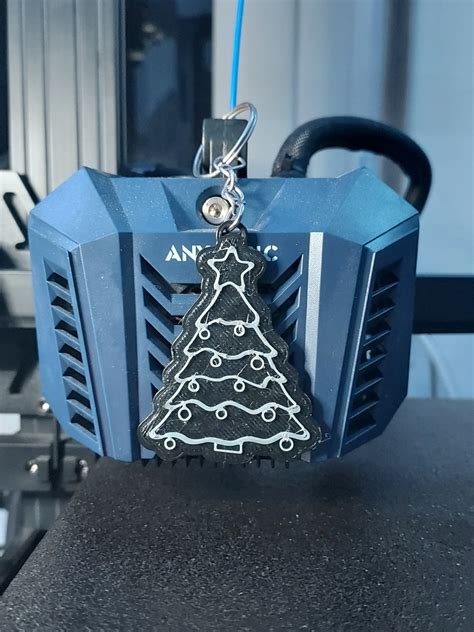 Archivo Stl Gratuito Llavero Arbol Navidad Christmas Tree Keyring