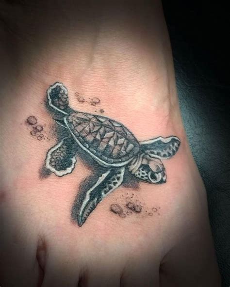 Realistic Sea Turtle Tattoo Designs Ideas Meanings Petpress