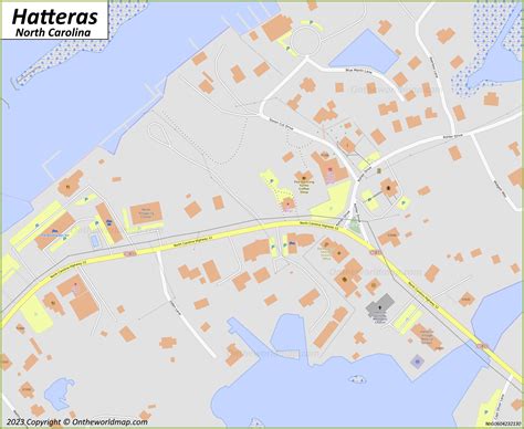 Hatteras Village Map | North Carolina - Ontheworldmap.com