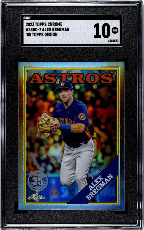 Topps Chrome Baseball Alex Bregman Topps Design Bc