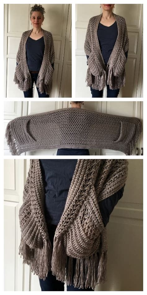 Reader S Pocket Wrap Shawl Free Crochet Patterns Paid Diy