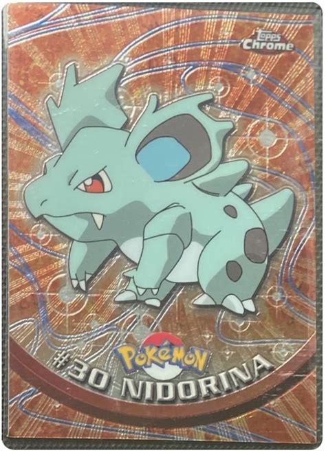 Nidorina Topps Series 1 30 Pokemon Card