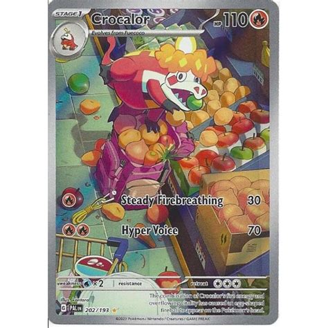 Pokemon Trading Card Game 202 193 Crocalor Illustration Rare Card SV