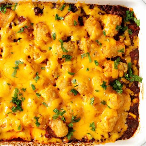 Cowboy Casserole Recipe With Tater Tots