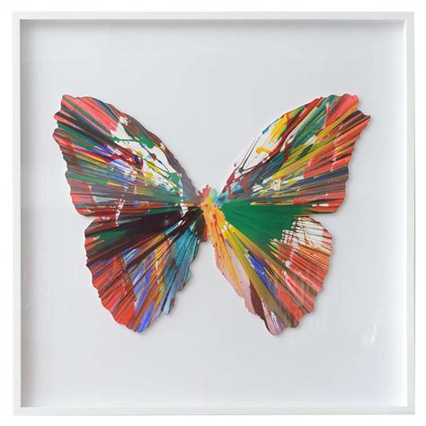 Damien Hirst Spin Art Butterfly Ukraine 2009 At 1stdibs