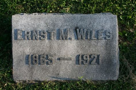 Ernst Mason Wiles M Morial Find A Grave