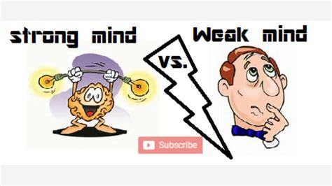 Difference Between Strong Mind And Weak Mind Youtube