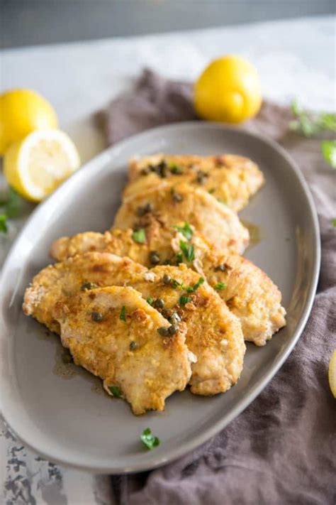 Pork Cutlets With Lemon Caper Sauce