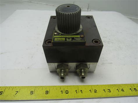 Parker Fg3pkcg Pressure And Temperature Compensated Hydraulic Flow