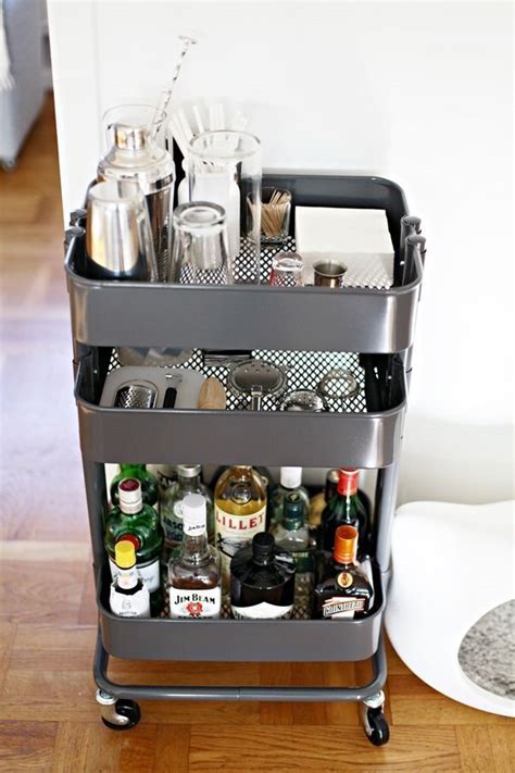 Chez Larsson The Bar Cart First Apartment Decorating Ikea Bar Bar