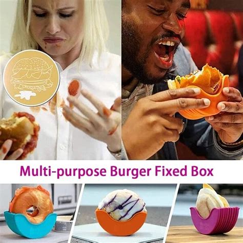 Pcs Retractable Burger Fixed Box Tik Tok New Trends Hamburger Buns