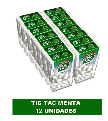 Caramelo Tic Tac Sabor A Menta Caja De 12 Unidades Cuotas sin interés