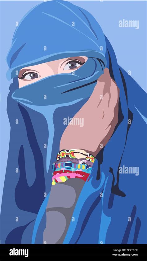 Burqa Mask Imágenes Vectoriales De Stock Alamy