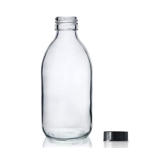 Ml Clear Glass Syrup Bottle Pp Screw Cap Ampulla Ltd