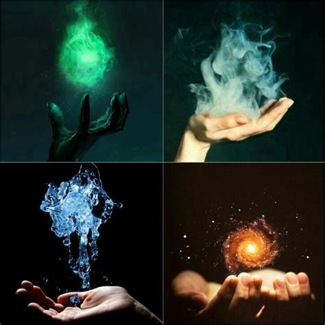 The Four Elements Water Earth Fire And Air Collage Elemental