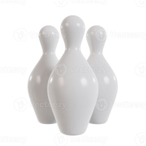 Bowling Pin 3d Isolated 28210890 Png