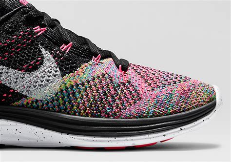 Nike Flyknit Lunar 3 Multicolor And Total Orange